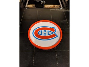 i canadesi di montreal habs coaster sport & fitness all'aperto drink canadiens 3d print model - Mito3D