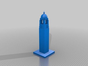 bishop johnson memorial tower buildings & structures 3d print model - Mito3D