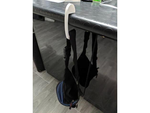 crochet de suspension les gadgets sac borsa gancio zaino 3D print model - Mito3D