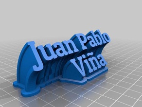 juan pablo vi de la placa oficina personalizado shaxvi 3d print model - Mito3D