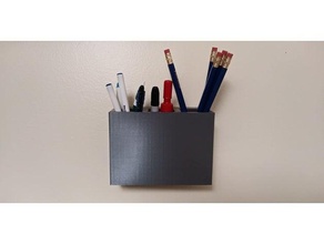hangable caixa de lápis organização 3d print model - Mito3D