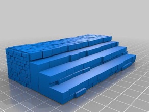 tree stump steps 3d printing brick fairy gnome stairs stone 3d print model - Mito3D