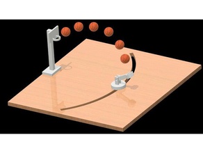 desktop basketball 3d printed printing printer basket boardgames desk toy easy print game games toys 3d print model - Mito3D
