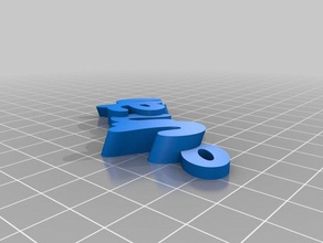 jonah Anahtarlık özelleştirilmiş 3d print model - Mito3D