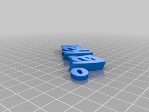 lachlan keychains customized 3d print model - Mito3D