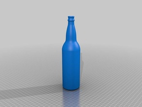 bira şişesi 3d baskı şişe 3d print model - Mito3D