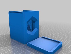 my customized card box uno 4 decks toy & game accessories 3d print model - Mito3D