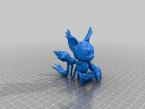 gatomon fixed toy & game accessories 3d print model - Mito3D