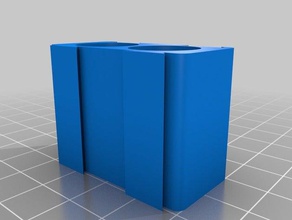 aa battery holder organization customized 3d print model - Mito3D