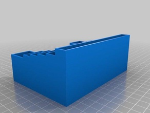 desk organizer room 3x3 sticky note pad office desktop 3d print model - Mito3D
