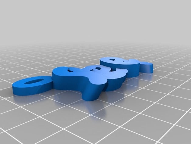 steele Schlüsselanhänger kundengebundene 3D print model - Mito3D