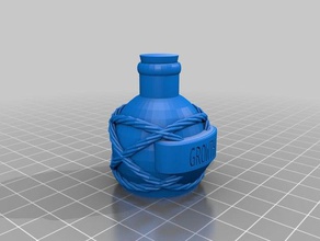 daha fazla iksir şişesi dungeons & dragons pathfinder diğer masa oyunları şişeler oyuncak oyun aksesuarları d&d zar matara iyileşmek kaplar şifa şişe oyunu arazi 3d print model - Mito3D