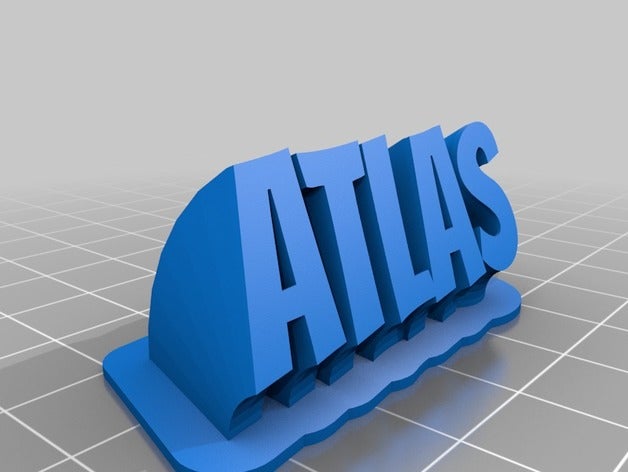 atlas office kundengebundene 3D print model - Mito3D