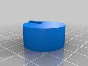 manopola potenziometro - 25mm l'elettronica 3d print model - Mito3D