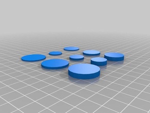 monete dito di riabilitazione apprendimento 3d print model - Mito3D