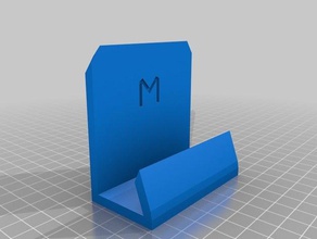 cellphone stand type 2 mobile phone 3d print model - Mito3D