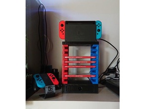 nintendo switch stand base video games 3d print model - Mito3D