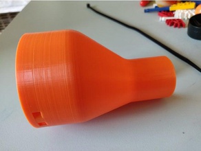 extractor de poeira adaptador 64,5 mm 37mm dyson dc04 diy 3d print model - Mito3D