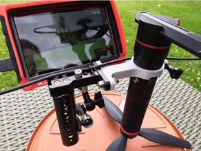 smallrig-handhelt gimbal adapter 40mm camera a2000 mount dslr feiyu-tech feiyu filming grip smallrig 3d print model - Mito3D
