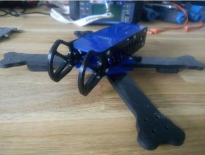 kichaa drone v1 r c vehicles drones fpv racer frame quad quadcopter 3d print model - Mito3D