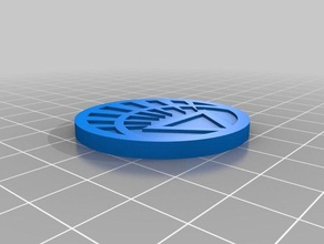 heroclix blanco linterna marcador juegos 3d print model - Mito3D