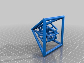 3d triangolo dell'arte l'arte interattiva La stampa art spinner finestra 3d print model - Mito3D
