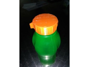 tapa rosca para botella v20 yedek parça botellas şişe kapağı kap tapas su şişesi 3d print model - Mito3D