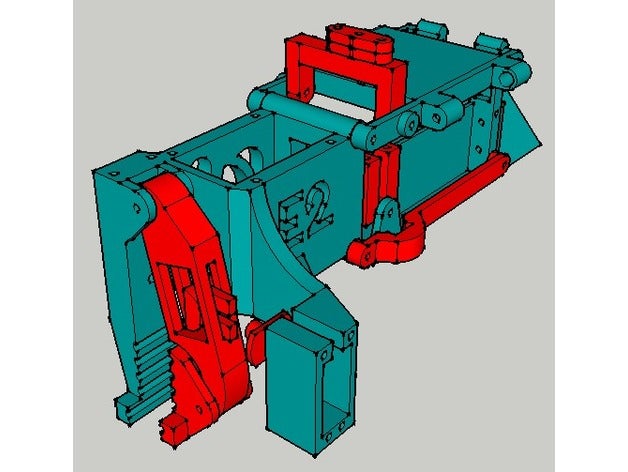 nueva pinza rob tica de engenharia brazorobotico robotarm 3D print model - Mito3D