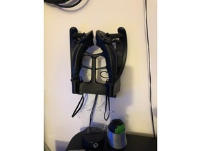 wall mount knuckles valve index charging stand computer 3d print model - Mito3D