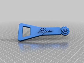 mu kyra signature bottle opener 3d printing 3d print model - Mito3D