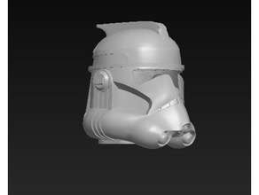 arc helmet 3d printing clone wars star 3d print model - Mito3D