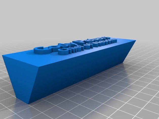 namplate segni e loghi su misura 3D print model - Mito3D