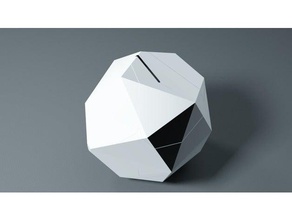 puzzle-ball piggy bank v3 Rätsel 3d-puzzle sparschwein puzzle 3d print model - Mito3D