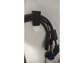 kablo tutucu araç sahipleri & kutu klipsi 3d print model - Mito3D