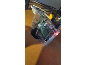 rapsberry pi + scatola per il montaggio in verticale di sostegno l'elettronica raspberry 3 caso stand 3d print model - Mito3D