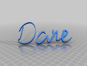 dane only new 3d printing 3d print model - Mito3D