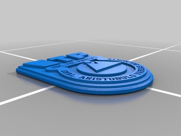 escudo etp 2d-Kunst jujuy 3D print model - Mito3D