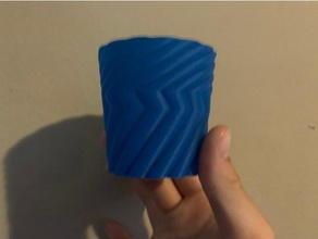 collutorio tazza d'acqua bagno 3d print model - Mito3D