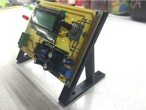 customizable pcb angle holder electronics bracket customizer 3d print model - Mito3D