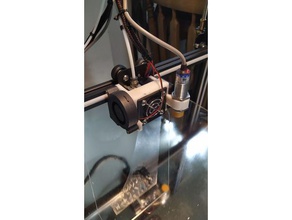 radiale+adattatore sensore alfawise u10 capacitivo radiale ventilatore condotto 3d print model - Mito3D