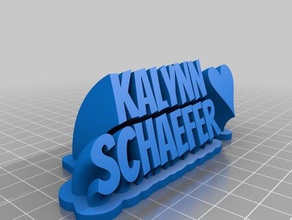 kalenn office customized 3d print model - Mito3D