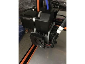 direct extruder bondtech carriage ender3 3d printer extruders creality cr10 ender 3 drive dual 3d print model - Mito3D