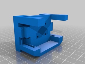 montagem superior mgn9h ferroviário Impressora 3d de peças corexy tronxy x5s 3d print model - Mito3D