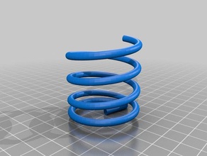 Spiralfeder-Automaten Teile coil spring Frühling Automat 3d print model - Mito3D