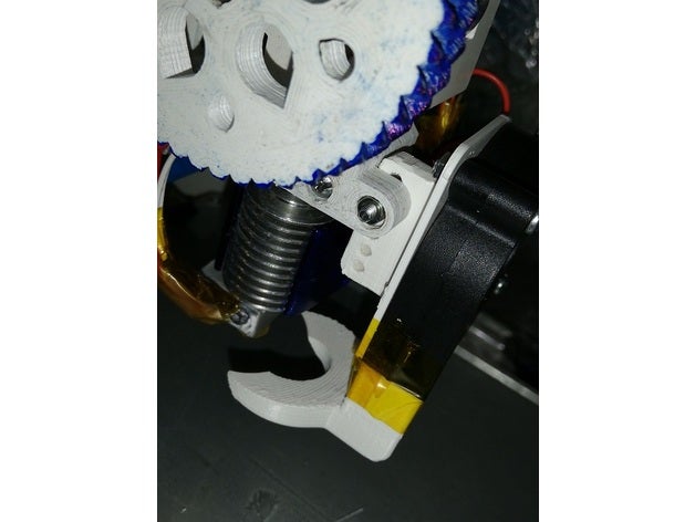 fã de capa para l3k y e3dv6 5015 ventilador camada l3k&e3dv6 Impressora 3d peças e3d v6 fanduct direta extrusora prusa aço soporte 3D print model - Mito3D
