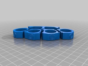 5 parts smile please jewelry 3d print model - Mito3D