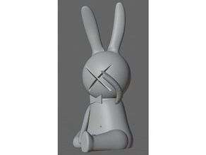 solanin x-bunnies playboy parody keychain keychains 3d print model - Mito3D