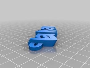 lachlan Anahtarlık özelleştirilmiş 3d print model - Mito3D