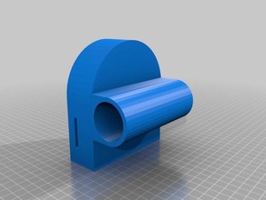peg-Fußplatte 3d print model - Mito3D