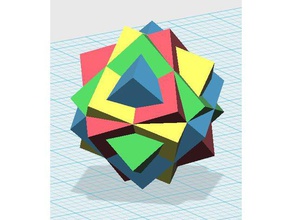 compound four cubes 3d printers 3d print model - Mito3D